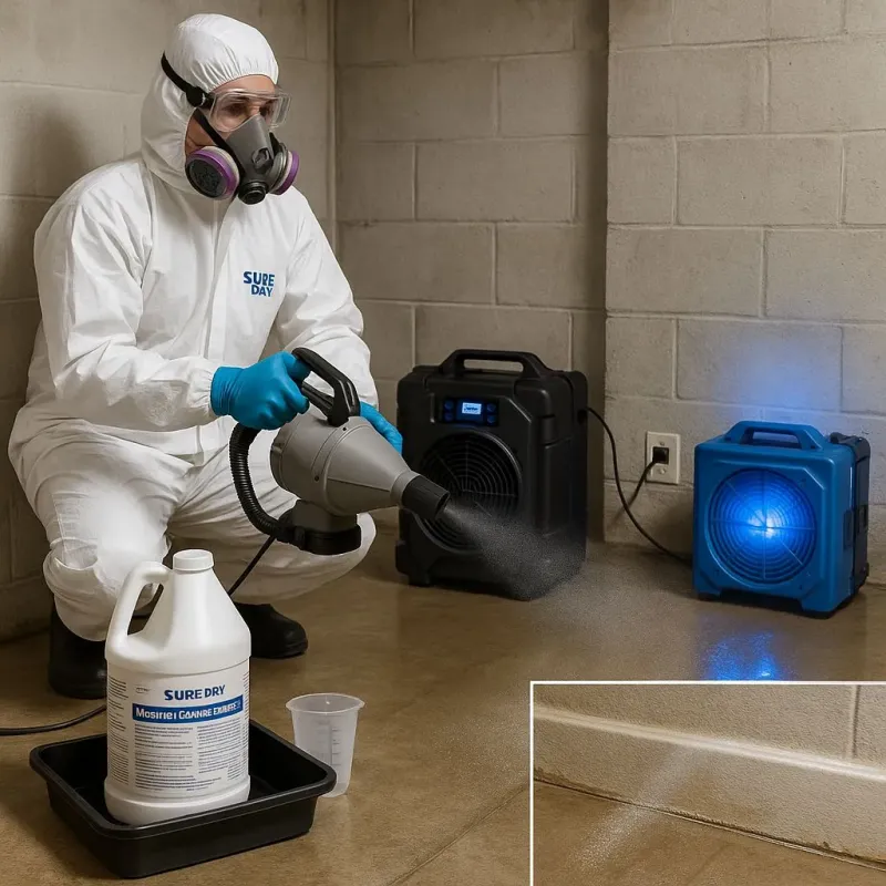 Sanitization and Odor Removal process in Mitchell County, NC