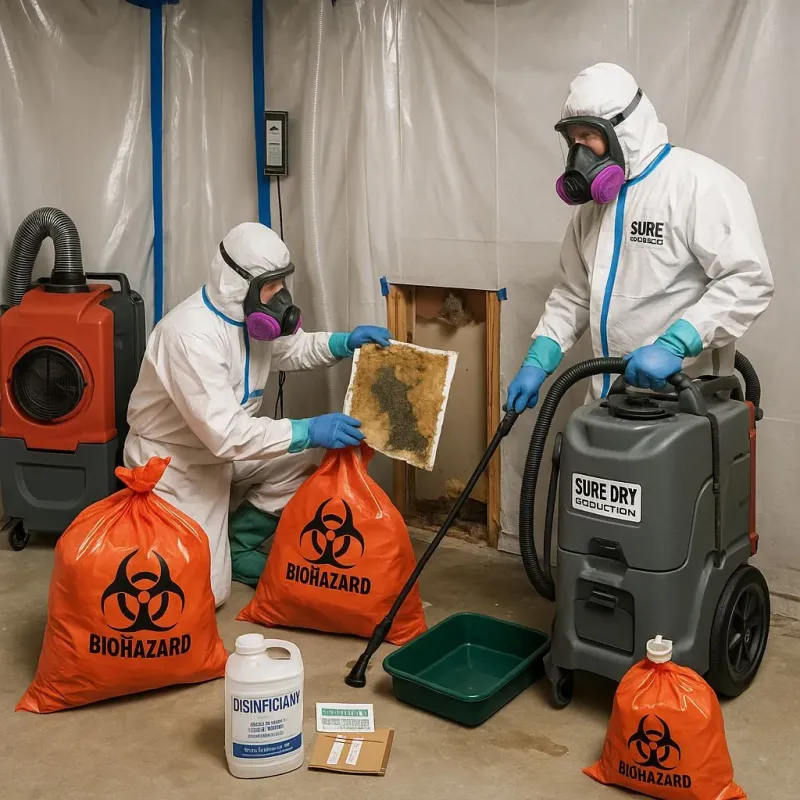 Contaminated Water Handling Protocols process in Mitchell County, NC